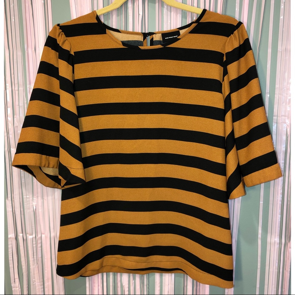 Stripped Flow Blouse